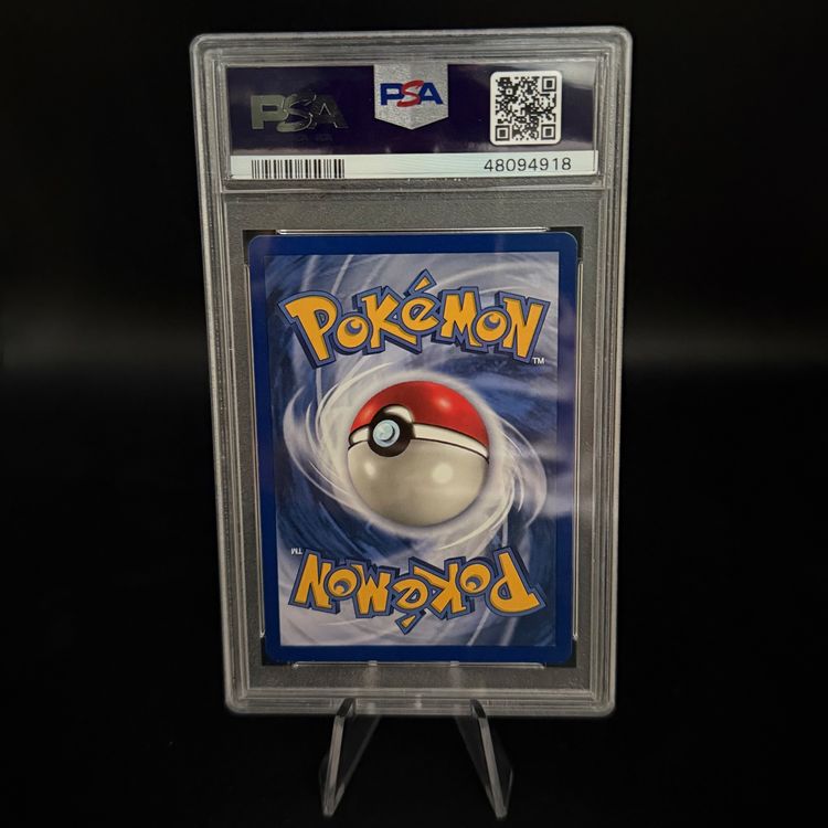 Pokémon Turtok Holo 1st Edition Karte, PSA 8 NM, Graded Card aus 1999, in mintem Zustand, detailreiche Ansicht