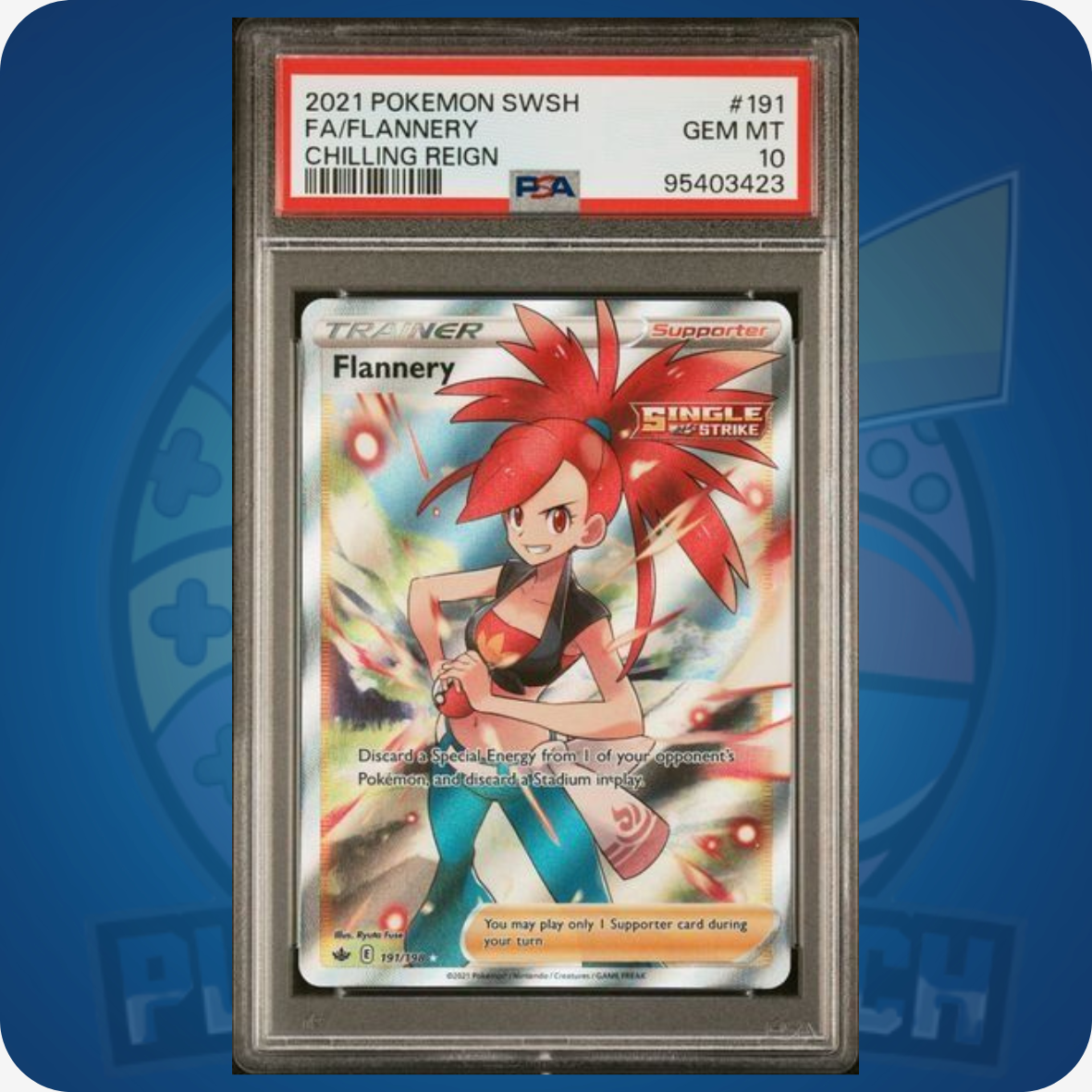 flannery pokemon card Flannery #191 Pokemon Chilling Reign