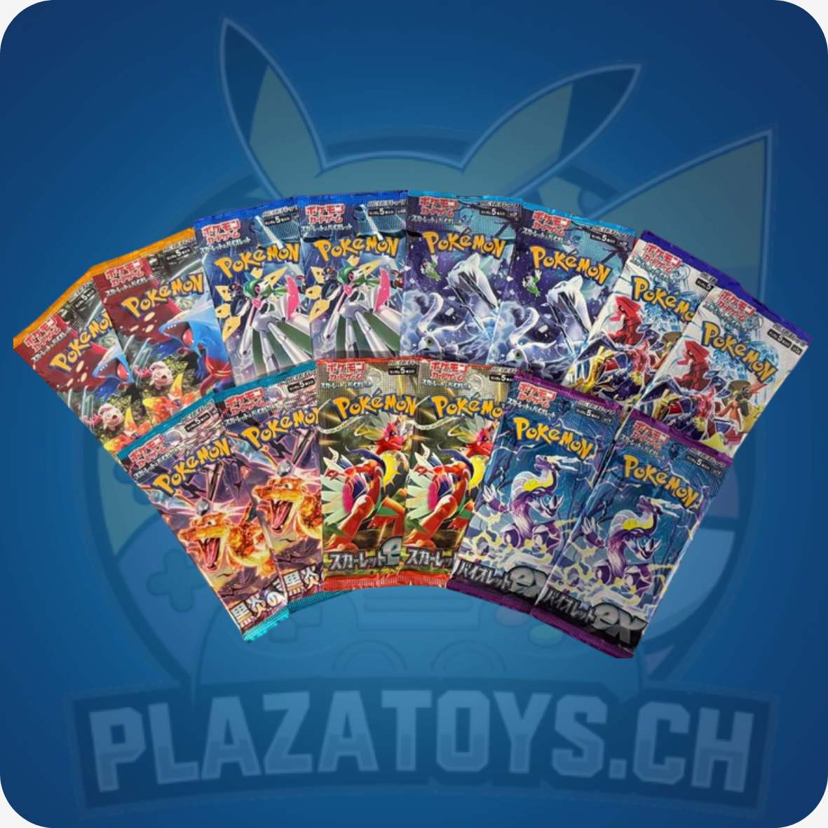 Pokemon Japanese Booster Pack Bundle #6 –