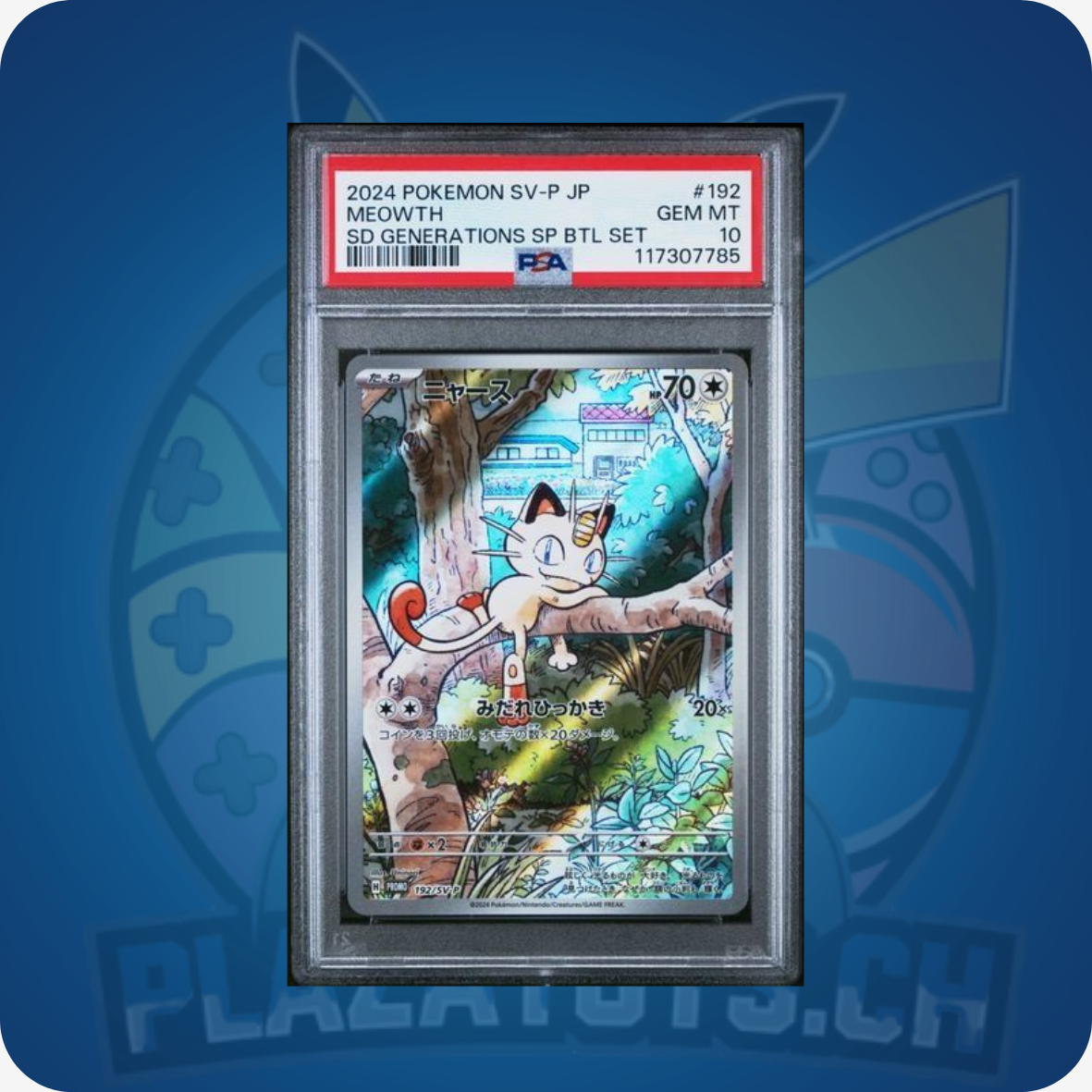Meowth #192/SV-P Pokemon Japanese Promo - PSA 10 GEM MT – Plazatoys.ch