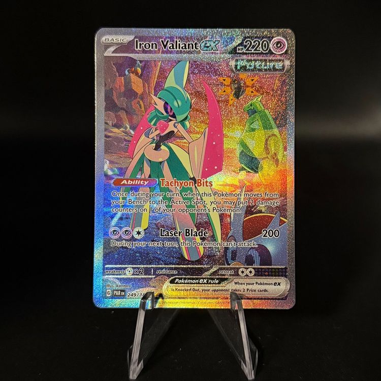 Iron Valiant ex #249 Pokemon Paradox Rift