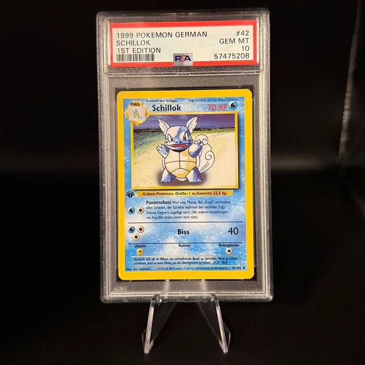 1999 Schillok [1st Edition] #42 Base Set PSA 10 GEM MINT