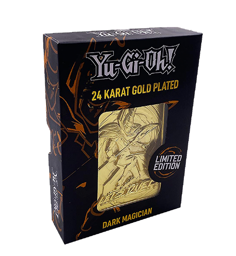 Yu-Gi-Oh! 24 Karat Gold plattiert Metallplatte Dark Magician *LIMITIERTE EDITION*