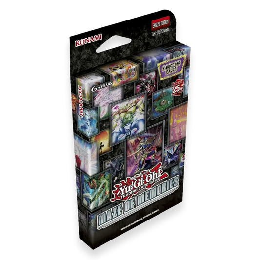 Yu-Gi-Oh! Maze of Memories Tuckbox mit Spielkarten und Artwork, Box Kit für das beliebte Yu-Gi-Oh! Kartenspiel.