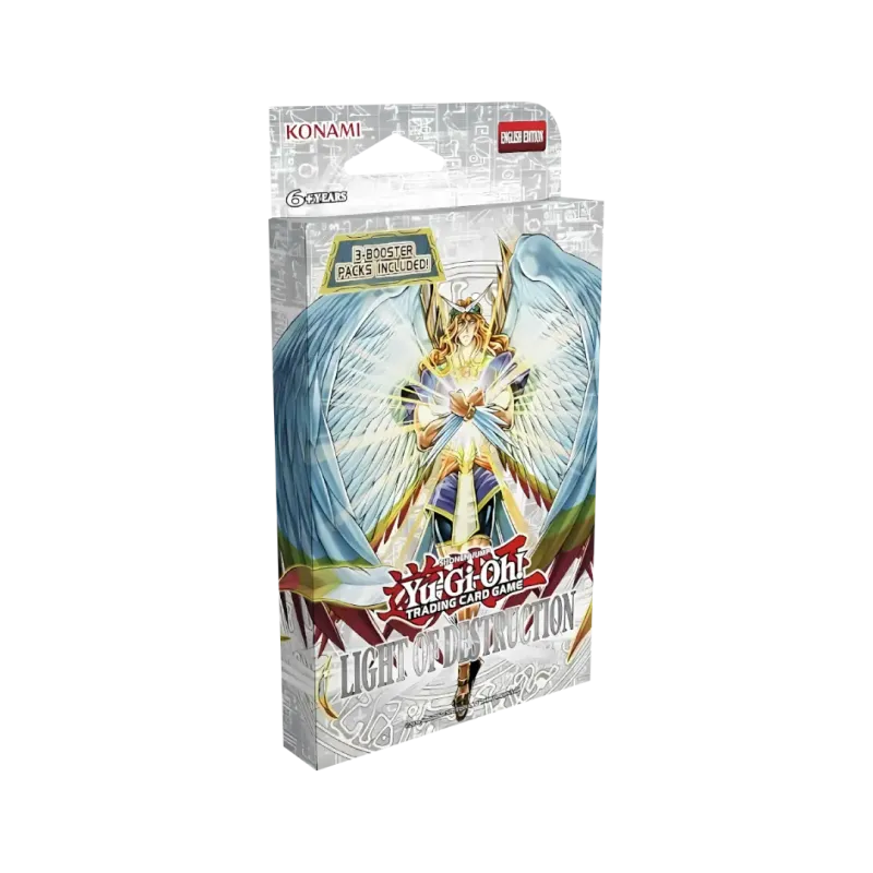 Yu-Gi-Oh! Light of Destruction Tuckbox 3er Pack Box Kit, Kartenspiel- und Sammelkarten-Box, bunt gestaltet