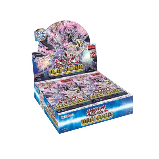 Yu-Gi-Oh! Valiant Smashers Display mit Sammelkarten, bunter Kartensatz in einer attraktiven Verpackung, für Fans des Sammelkartenspiels