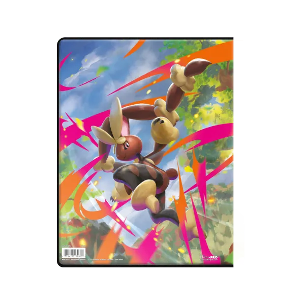 Ultra Pro Mega Evolution Phantasmal Flames Pokémon 9-Pocket Portfolio, leerer Binder mit thematischem Design für Sammelkarten.