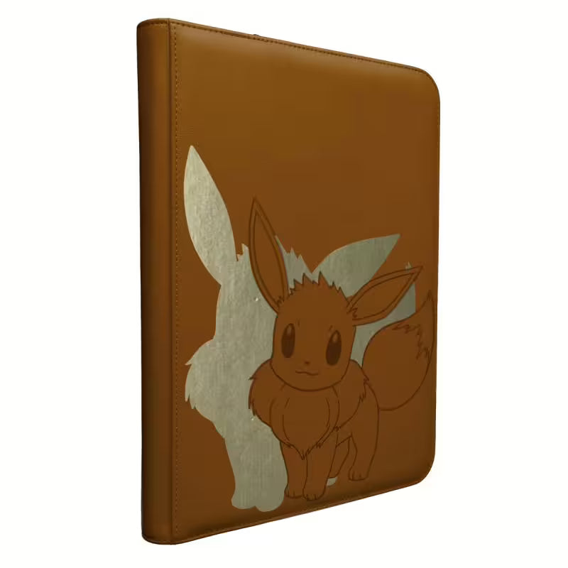 Ultra Pro Elite Series 9-Pocket Zip PRO-Binder mit Eevee Motiv, handliches Sammelordner für Pokémon-Karten, aus hochwertigem Material