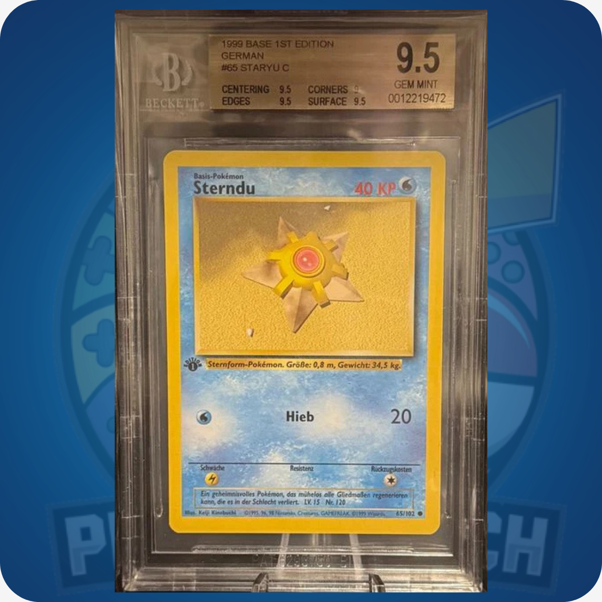 1999 Sterndu 1st Edition 65/102 - BGS 9.5 GEM-MINT