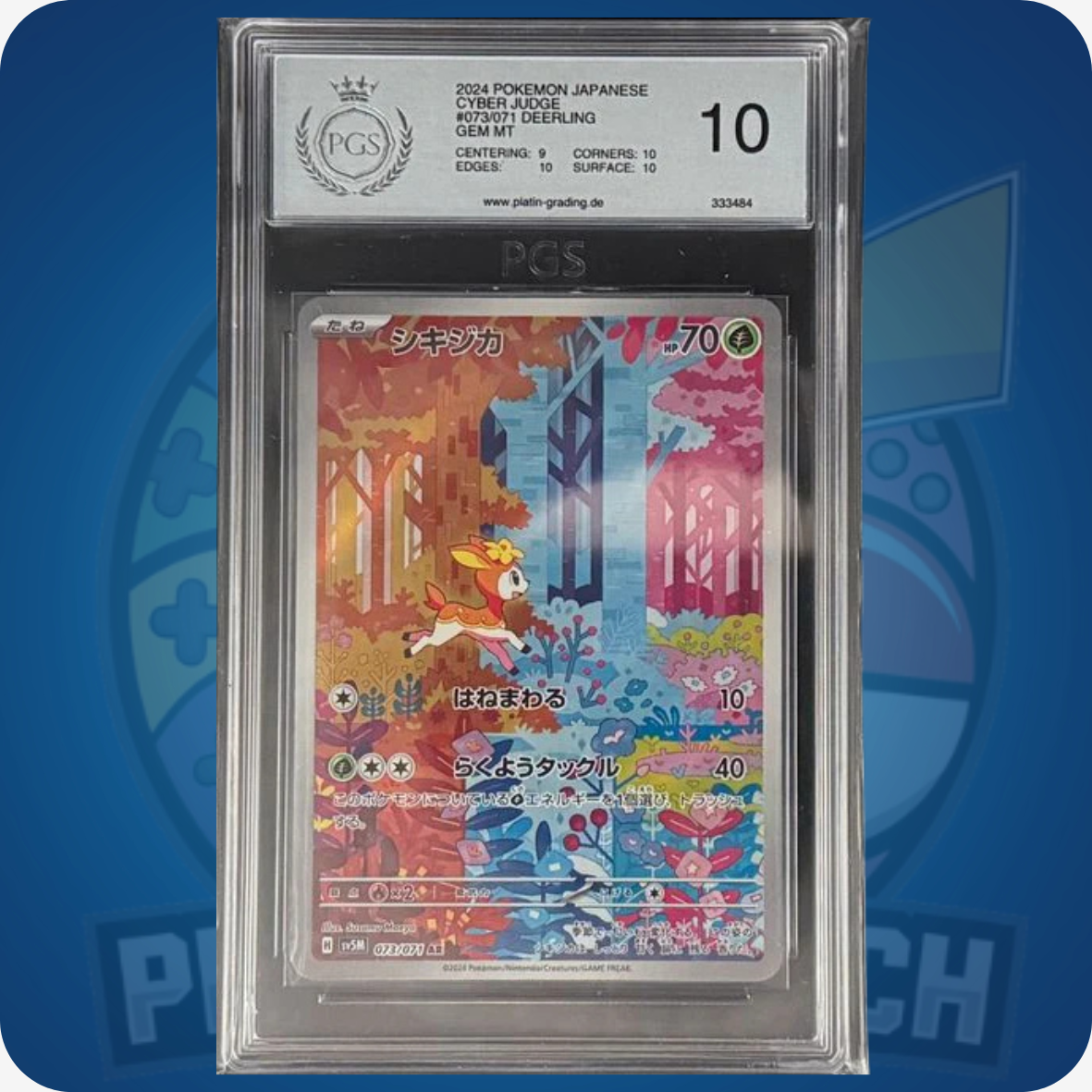 Deerling #73 Pokemon Japanese Cyber Judge - PGS 10 GEM MT