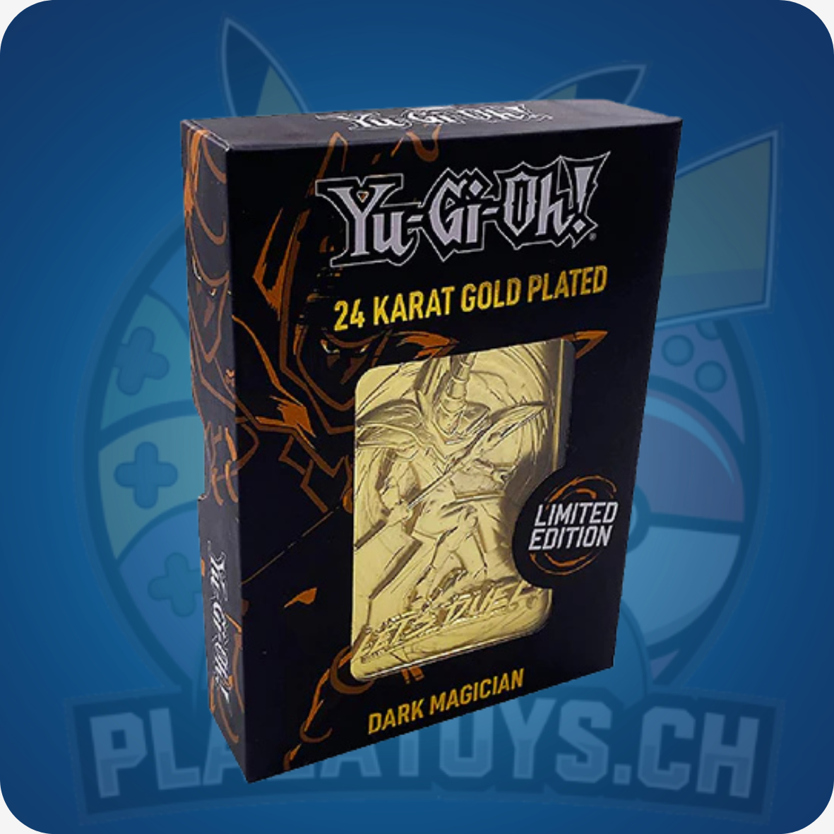 Yu-Gi-Oh! 24 Karat Gold plattiert Metallplatte Dark Magician *LIMITIERTE EDITION*