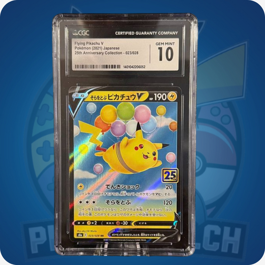 Flying Pikachu V #23 25th Anniversary s8a CGC 10 GEM-MT