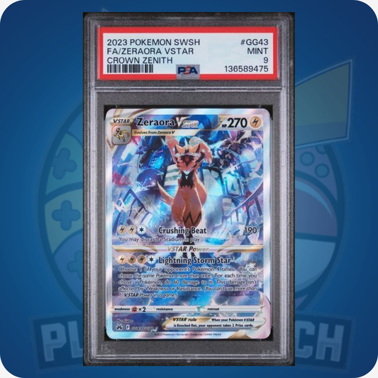 Zeraora VSTAR #GG43 Pokemon Crown Zenith PSA 9 MINT