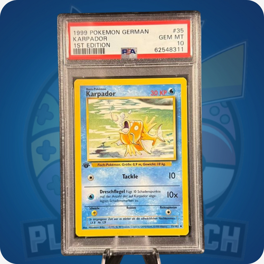 1999 Karpador [1st Edition] #35 Base Set PSA 10 GEM MINT