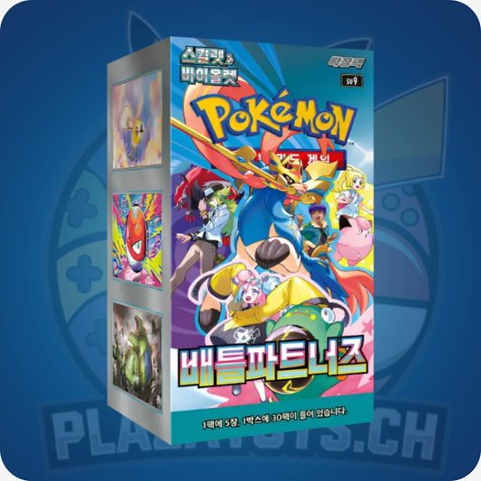 Pokémon TCG: Battle Partners Display (SV9) mit Spielkarten, auf Deutsch, von Pokémon, für Sammler und TCG-Spieler