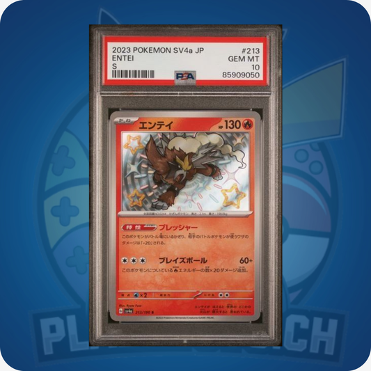 Entei #213 Pokemon JP Shiny Treasure ex PSA 10 GEM MINT