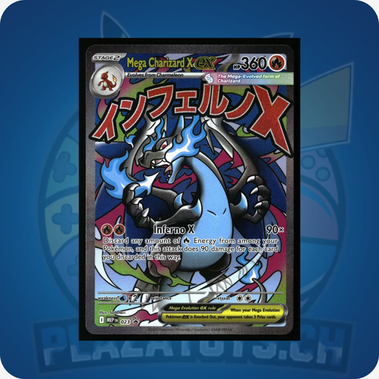 Pokemon Mega Charizard X EX #23 Karte aus der Pokemon TCG, detailliertes Bild der Pokémon Einzelkarte