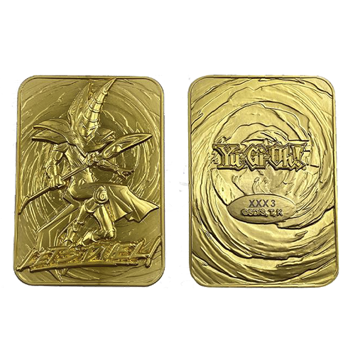 Yu-Gi-Oh! 24 Karat Gold plattiert Metallplatte Dark Magician *LIMITIERTE EDITION*
