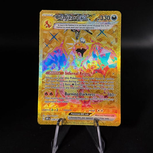 Charizard ex #228 Pokemon Obsidian Flames