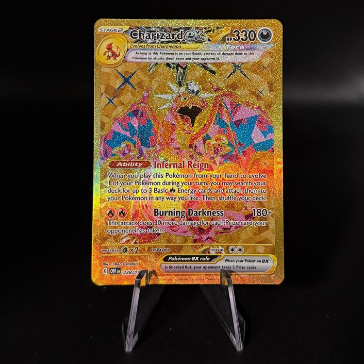 Charizard ex #228 Pokemon Obsidian Flames