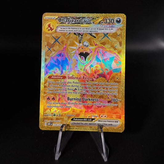 Charizard ex #228 Pokemon Obsidian Flames
