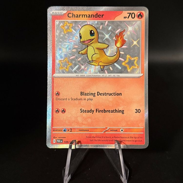 Charmander #109 Pokemon Paldean Fates