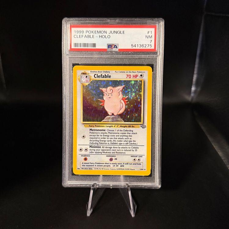 Clefable #1 Pokemon Jungle PSA 7 NM