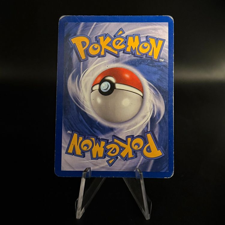 Holo Dark Vileplume Pokémon Karte aus Team Rocket, detailliertes Bild der Pokémon Einzelkarte mit dunklem Design