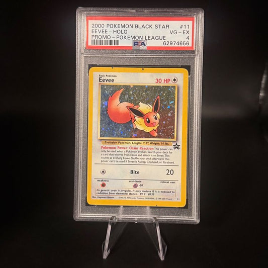 Eevee #11 Pokemon Promo - PSA 4 VG-EX