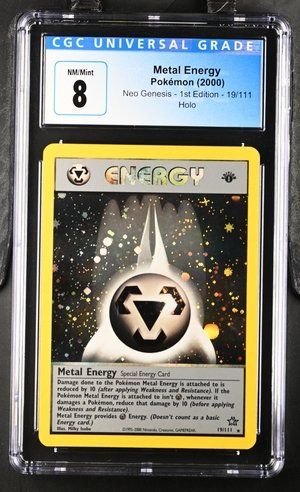 Metal Energy 1st Edition #19 Pokemon Neo Genesis - CGC 8 NM