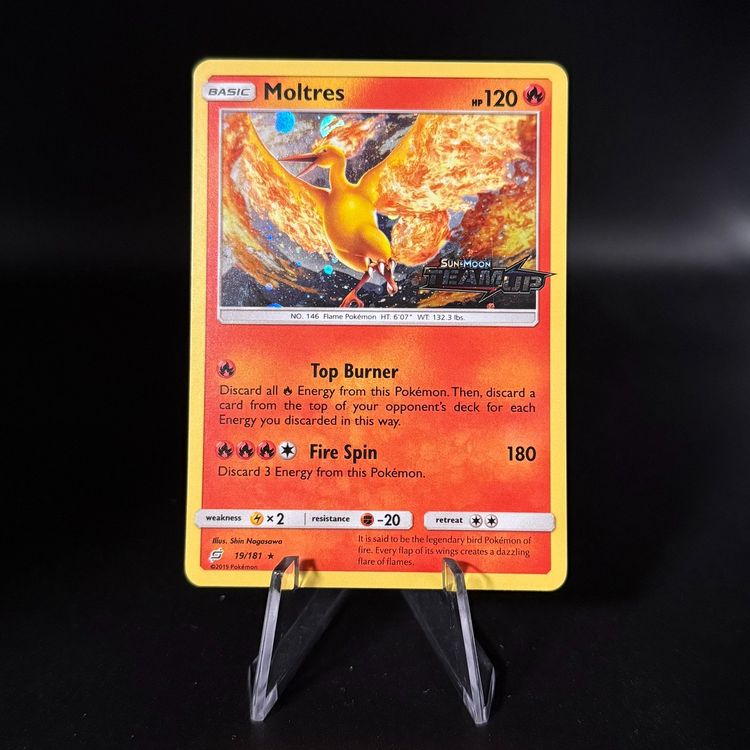 Moltres [Stamped] #19 Pokemon Team Up
