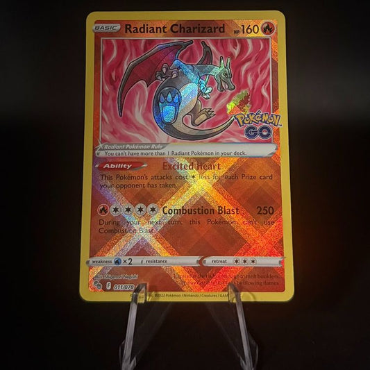 Radiant Charizard #11 Pokemon Go
