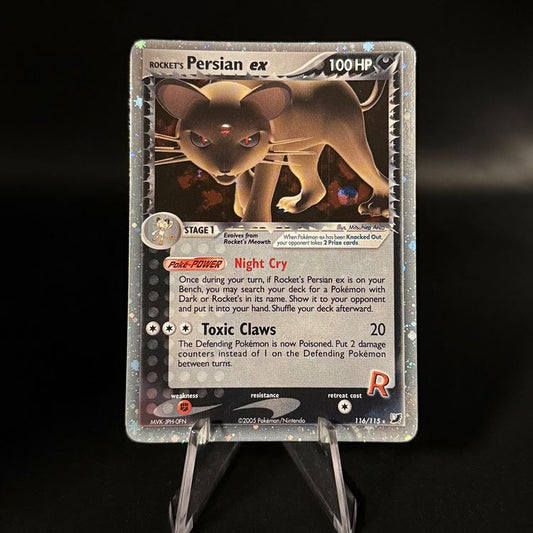 Rocket's Persian EX #116 Pokemon Unseen Forces